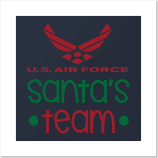 Best Gift for Christmas - U.S. Air Force Santa's Team Posters and Art